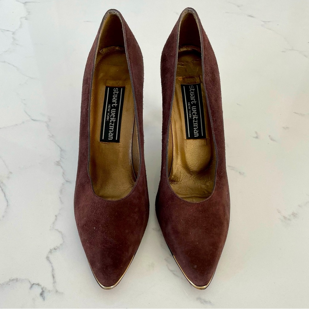 Stuart Weitzman Suede Pumps - Picture 2 of 6